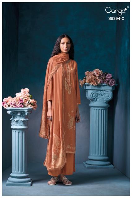 Ganga elvaya 5394 best dress material wholesale dealers in bangalore